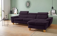 exxpo - sofa fashion Ecksofa, inklusive Kopfteilverstellung, wahlweise mit Bettfunktion und Bettkasten
