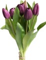 DELAVITA Kunstblume »Willa«, (Set, 7 St.), Tulpenbündel im 7er-Set