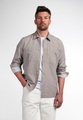 ETERNA LANGARM OVERSHIRT REGULAR FIT UPCYCLING SHIRT TWILL SAND