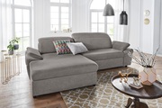 exxpo - sofa fashion Ecksofa, wahlweise mit Bettfunktion und Bettkasten