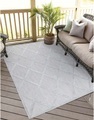 Carpet City Teppich »Santorini«, rechteckig, 5 mm Höhe, 3D-Effekt, für Wohnzimmer, Flur, Küche, Wintergarten, Balkon, Wetterfest & UV-beständig