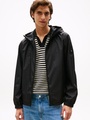 Tommy Hilfiger Blouson »RWB HOODED JACKET«, mit Kapuze, Freizeitjacke, Übergangsjacke elastische Bündchen, wasserabweisend
