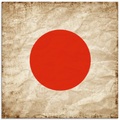 Artland Glasbild »Japanische Flagge Japan Symbol«