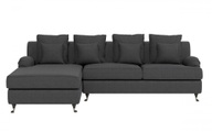 Guido Maria Kretschmer Home&Living Ecksofa »NORIN«, (2 St.), zwei Fussarten: vorne - Rollen, hinten - Holzfüsse