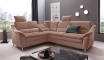 Places of Style Ecksofa »Cardoso«, Federkern, wahlweise mit Bett, Schubkasten, teilweise Relaxfunktion