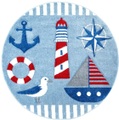 Kinderteppich, »Bueno Kids 1423«, Carpet City, rund, Höhe 13 mm, maschinell zusammengesetzt
