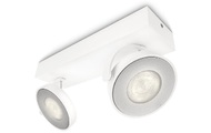 Philips Clockwork LED-Strahler weiß 2flg. WarmGlow