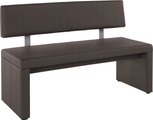 HOME AFFAIRE, Home affaire Sitzbank »Charissa«, mit Lehne, Breite 140, 160 oder 180 cm