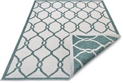 NORTHRUGS Teppich »Rimini«, rechteckig, 5 mm Höhe, In-und Outdoor geeignet, Wohnzimmer, Balkon, Terrasse, Garten, Robust, Pflegeleicht, Flachgewebe, Wendbar