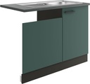 OPTIFIT Spülenschrank »Palma«, Breite 110 cm, geeignet für teilintegrierte Geschirrspüler