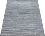 Paco Home Teppich »Tivago 000«, rechteckig, 17 mm Höhe, Kurzflor, einfarbig und mit Streifen, Wohnzimmer