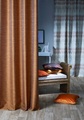 APELT Vorhang »Indira«, (1 St.), Ösenschal, Hochwertiger Jacquardstoff, midisches Zick-Zack-Muster, Made in Germany, Verwendung von New-Life Garn
