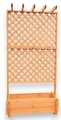PROMADINO Holzspalier Pergola mit Pflanzkasten, BxTxH: 102x65x200 cm