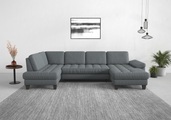 sit&more Wohnlandschaft, wahlweise mit Bettfunktion, Bettkasten, Sitztiefenverstellung