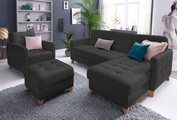 exxpo - sofa fashion Ecksofa, wahlweise mit Bettfunktion