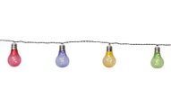 Bunte Solar-Lichterkette Glow mit LEDs