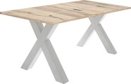 Mäusbacher Esstisch »Mister«, mit Auszug (160-210 cm), Gestell in X-Form