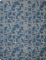 Wohndecke 'Geo' biederlack Blau