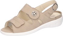 Waldläufer Riemchensandale »Kara-Soft«, Sommerschuh, Sandalette, Keilabsatz, mit Klettverschlüsse, K-Weite