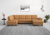 sit&more Wohnlandschaft, wahlweise mit Bettfunktion, Bettkasten, Sitztiefenverstellung
