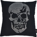 done.® Dekokissen »Stone Skull«, (1 St.), mit Totenkopf-Applikation