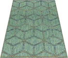 Ayyildiz Teppiche Teppich, rechteckig, 8 mm Höhe, Flachflor mit Hoch-Tief-Struktur, In-und Outdoor geeignet