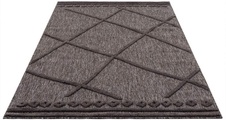 Carpet City Teppich »SANTORINI 58578«, rechteckig, 5 mm Höhe, 3D-Design: Flor erzeugt ein Hoch-Tief-Effekt, In- und Outdoor geeignet