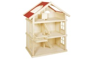 goki, goki Puppenhaus 3 Etagen - natur