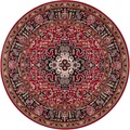 NOURISTAN Teppich »Skazar Isfahan«, rund, 9 mm Höhe, Kurzflor, Orient Optik, Vintage Design, Wohnzimmer, Schlafzimmer, Arbeitszimmer, Robust, Pflegeleicht, Gekettelt