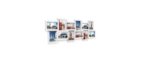 Songmics - -Fotorahmen-Collage für 12 Fotos in 10 x 15 cm (4 ''x 6'') , weiss RPF22W