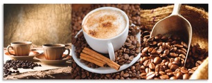 Artland Küchenrückwand »Kaffee - Cappuccino - Heisser Kaffee«