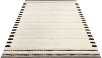 MINT RUGS Designteppich »Cassidy«, rechteckig, 22 mm Höhe, Hoch-Tief Struktur, sehr weicher Flor, Wohnzimmer, Schlafzimmer, Robust, Pflegeleicht, ringsum gekettelt
