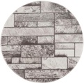 Teppich »Noa grey«, rund, - mm Höhe