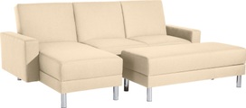 Max Winzer® Schlafsofa »Just Fresh«, Schlafsofa mit Recamiere, mit Rückenverstellung