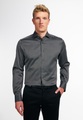 ETERNA LANGARM HEMD SLIM FIT KETTLANCÉ SCHWARZ/ANTHRAZIT STRUKTURIERT