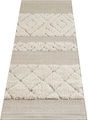 Mint Rugs - Vintage Handira Teppich Todra mit einer Kombination aus weichem, wolligem Garn und bunten, flachen Strukturen