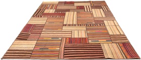 MorgenLand, morgenland Teppich »Patchwork - 300 x 200 cm - mehrfarbig«, rechteckig, 7 mm Höhe, Wohnzimmer, Einzelstück