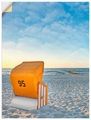 Artland Wandbild »Ostsee7 - Strandkorb«