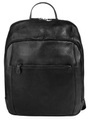 Piké Laptoprucksack, echt Leder, Made in Italy