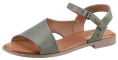 Mustang Shoes Riemchensandale, in trendiger, asymmetrischer Optik