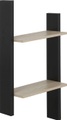 CONFORAMA, Regal DUPLEX Kastanie, Schwarz