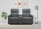 HOME AFFAIRE, Home affaire 2-Sitzer »Daoulas«, Kinosofa mit Relaxfunktion, Getränkehalter und Stauraum