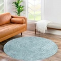 Carpet City Hochflor-Teppich »City Shaggy«, rund, 30 mm Höhe, Teppich Einfarbig Uni, besonders flauschig-weich, ideal für Wohnzimmer & Schlafzimmer
