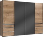 Fresh To Go Schwebetürenschrank »Level«, mit Glastüren und Synchronöffnung