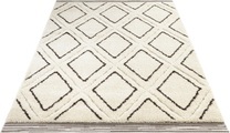 MINT RUGS Designteppich »Colin«, rechteckig, 22 mm Höhe, Hoch-Tief Struktur, sehr weicher Flor, Wohnzimmer, Schlafzimmer, Robust, Pflegeleicht, ringsum gekettelt
