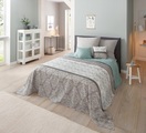 HOME AFFAIRE, Home affaire Tagesdecke »Cremona leichte Tagesdecke, Wohndecke, Überwurf für Bett oder Sofa, Material 100% Baumwolle, Einzelbett, Doppelbett, Melangeoptik, Ornamente, Kinder- und Erwachsenendecke«