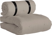Karup Design BUCKLE UP OUT™ Sessel Beige mit 2 Matratzen und schwarzem Gürtel