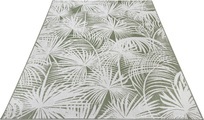 NORTHRUGS Outdoorteppich »Lagosi«, rechteckig, 3 mm Höhe, In-und Outdoor geeignet, Florales Design, ?Wohnzimmer, Balkon, Terrasse, Garten, Robust, Pflegeleicht, Flachgewebe