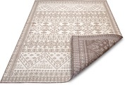 NORTHRUGS Teppich »Doha«, rechteckig, 5 mm Höhe, In- und Outdoor Teppich, Wendbar, gekettelt, strapazierfähig, pflegeleicht, Wohnzimmer, Balkon, Garten, in der EU Hergestellt