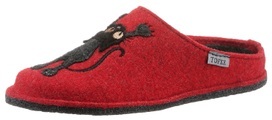 Tofee Pantoffel, mit Katzen-Motiv
